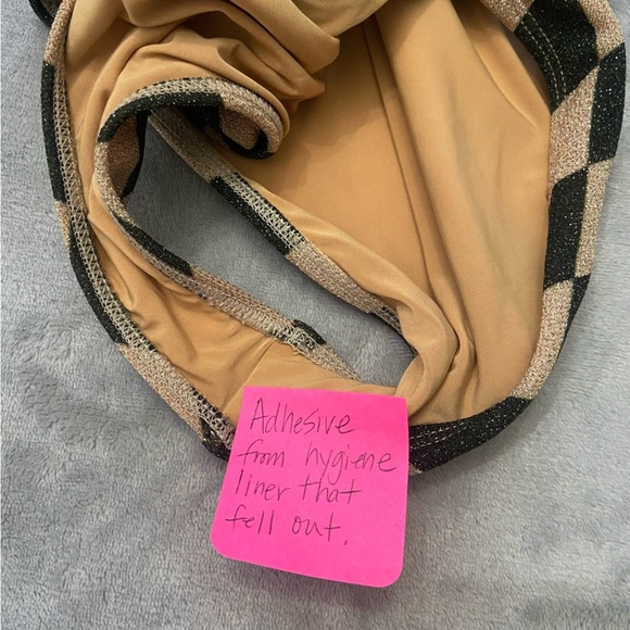 New! BEACH RIOT Celine One-Piece harlequin diamond pattern 24158 - Picture 9 of 10